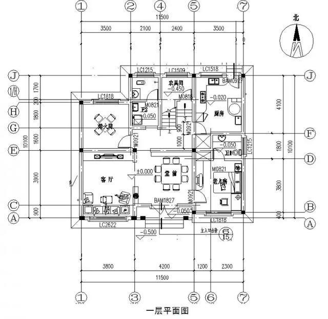 。今天推薦的三層自建房屋占地110平方米。室內(nèi)設(shè)計(jì)包括一個(gè)主房間，一個(gè)農(nóng)具室，一個(gè)消防室和一個(gè)陽(yáng)臺(tái)。這在農(nóng)村地區(qū)是非常必要和實(shí)用的。
