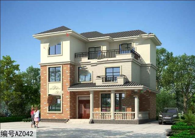 新農(nóng)村二樓半別墅的照片。在鄉(xiāng)下建一座會讓人羨慕的！