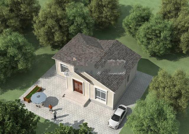 這種設(shè)計(jì)的一樓別墅在農(nóng)村不僅是優(yōu)雅和優(yōu)雅的，但也使鄰居后悔他們建得太早