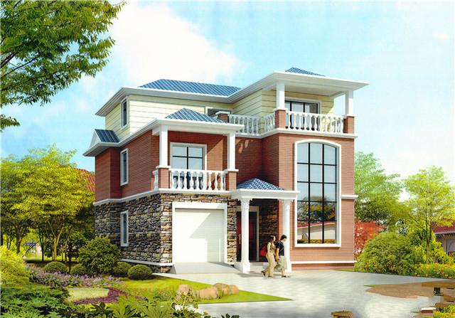 下面介紹的是3款宅基地大小一致，但是建出來的3款別墅不一致，看看你更喜歡哪款？？？