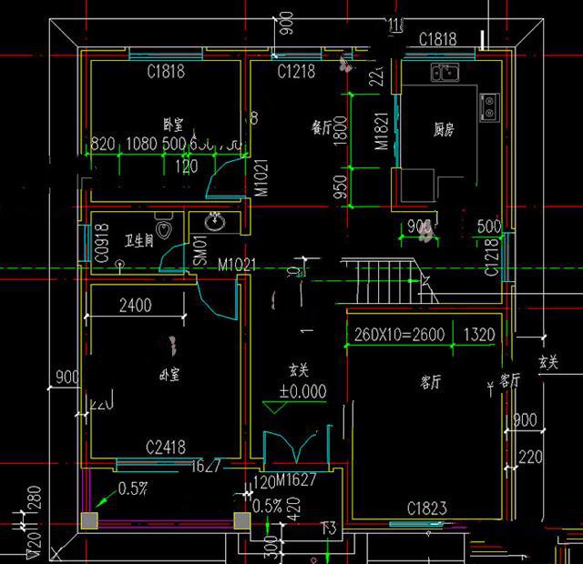 這個120平方的二層農(nóng)村自建房設(shè)計圖14米x9米，造價20萬元！