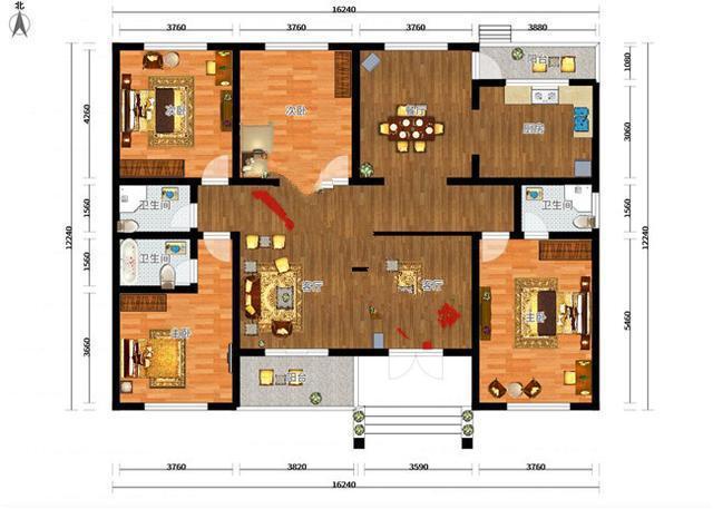三棟單層平房別墅設(shè)計(jì)有家庭計(jì)劃，以確保您喜歡它。小編給大家展示3套一層（一層半）小別墅設(shè)計(jì)方案，看完是不是同樣喜歡上一層的小別墅!
