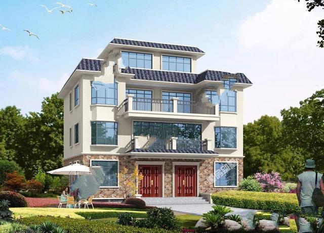 這3款戶型，都是針對宅基地不夠大的情況設計，外觀美布局合理，如果你老家情況與之相符，不妨建一棟。