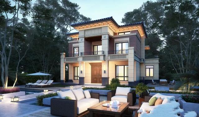 鄉(xiāng)下兩層半的別墅設(shè)計(jì)如此美麗，以至于五百萬(wàn)在城里買不到！