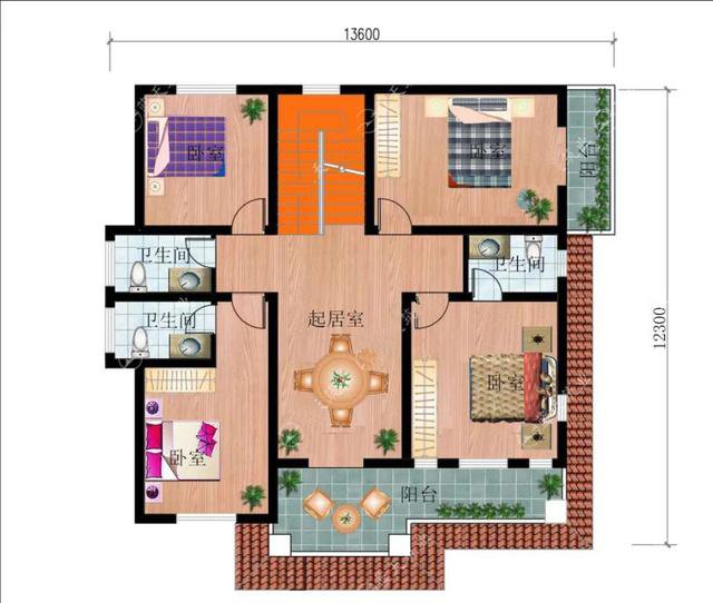 13.6mx12.3m現(xiàn)代風(fēng)格實用怎么設(shè)計