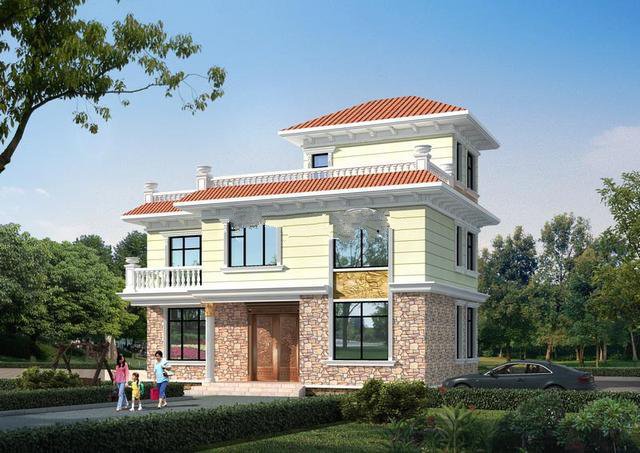 20萬的大露臺二層半小別墅，朋友圈都在期待的一個工程！