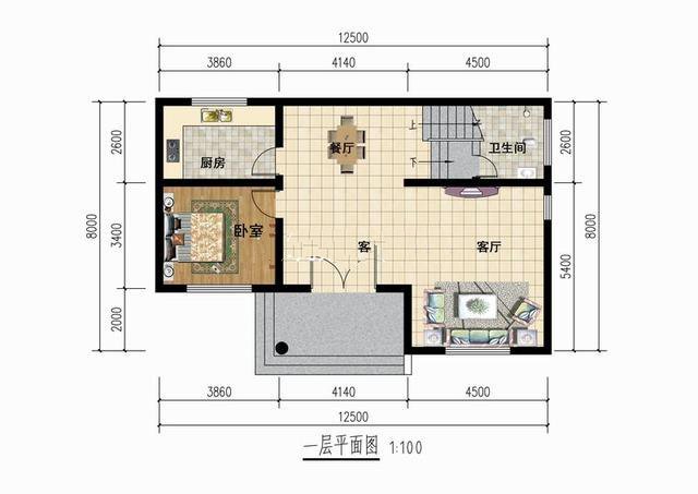 20萬的大露臺二層半小別墅，朋友圈都在期待的一個工程！