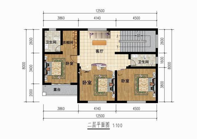 20萬的大露臺二層半小別墅，朋友圈都在期待的一個工程！