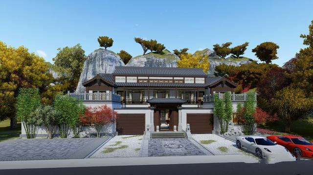 兄弟倆共同建造了一座中國式的獨(dú)棟別墅，并用古代流傳下來的詩歌和書籍在江南建造了一個夢幻的家。