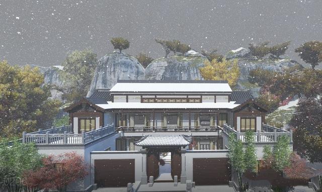 兄弟倆共同建造了一座中國式的獨(dú)棟別墅，并用古代流傳下來的詩歌和書籍在江南建造了一個夢幻的家。