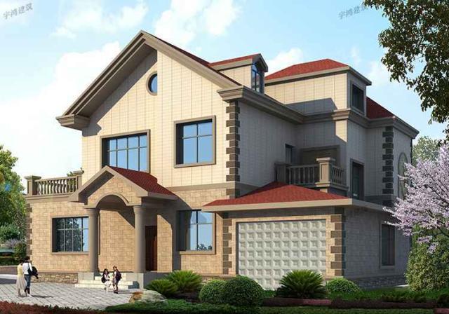 三幅新農(nóng)村自建房屋設(shè)計(jì)圖，一幅在家鄉(xiāng)，不用擔(dān)心相親。