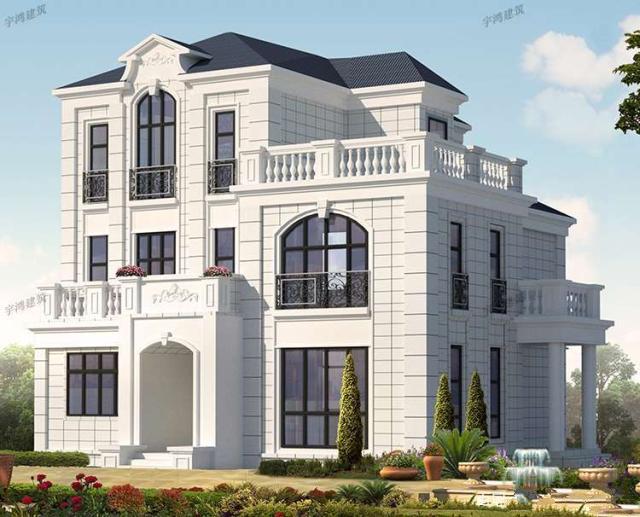 三幅新農(nóng)村自建房屋設(shè)計(jì)圖，一幅在家鄉(xiāng)，不用擔(dān)心相親。