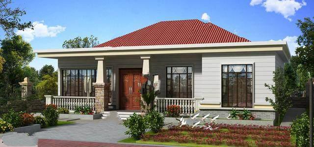 我向你們展示一套新農(nóng)村的平面圖，寬15米，深13米。它計(jì)劃建在豫北的農(nóng)村。這間公寓怎么樣？