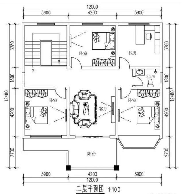　一棟農(nóng)村自建別墅的實景是12米寬，二樓有一個車庫。費用是40萬元。值得嗎？