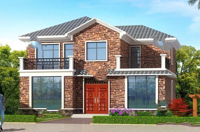 今天，我特意給你帶了兩種更流行的款式，時尚和實用。兩棟受歡迎的兩層農(nóng)村自建房屋，有6間臥室，既時尚又實用!