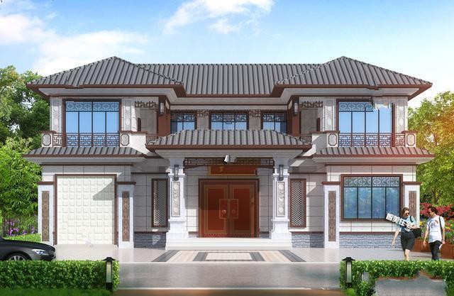 二樓1812.6米的中式庭院是村里最漂亮的建筑，令人羨慕。中國式的兩層復式住宅那一定是這個村子里最漂亮的房子，你的家人和朋友會羨慕你的家!