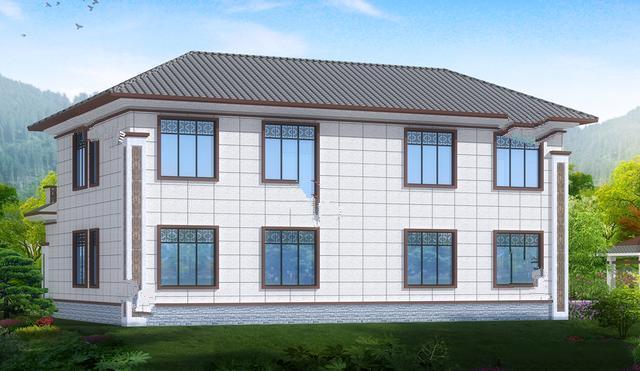 二樓1812.6米的中式庭院是村里最漂亮的建筑，令人羨慕。中國式的兩層復式住宅那一定是這個村子里最漂亮的房子，你的家人和朋友會羨慕你的家!