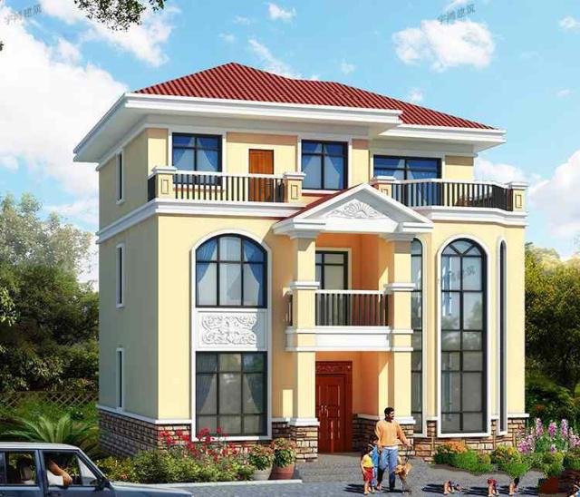 三層別墅設計圖紙和效果圖