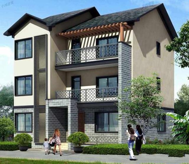 三層別墅設計圖紙和效果圖