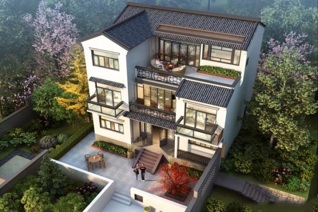 三層鄉(xiāng)村別墅