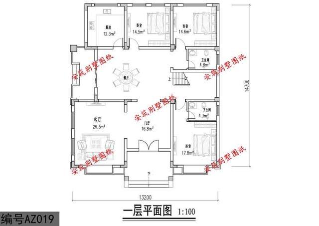 五種農(nóng)村實用住宅設(shè)計圖紙