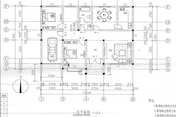 農(nóng)村住房普通戶型，