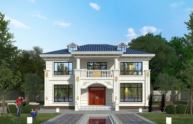 經(jīng)典二層歐式自建別墅設(shè)計施工全套圖紙，精品農(nóng)村自建房