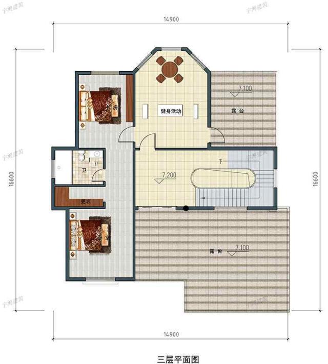 好看的農(nóng)村二、三層住宅設(shè)計圖