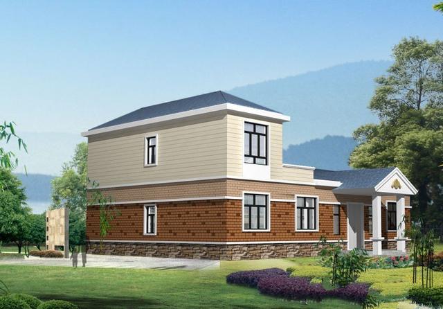 經(jīng)濟(jì)實(shí)用的二層農(nóng)村自建房設(shè)計(jì)圖紙。