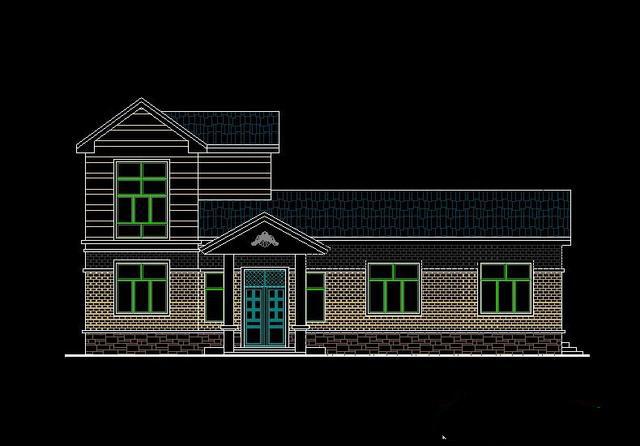 經(jīng)濟(jì)實(shí)用的二層農(nóng)村自建房設(shè)計(jì)圖紙。