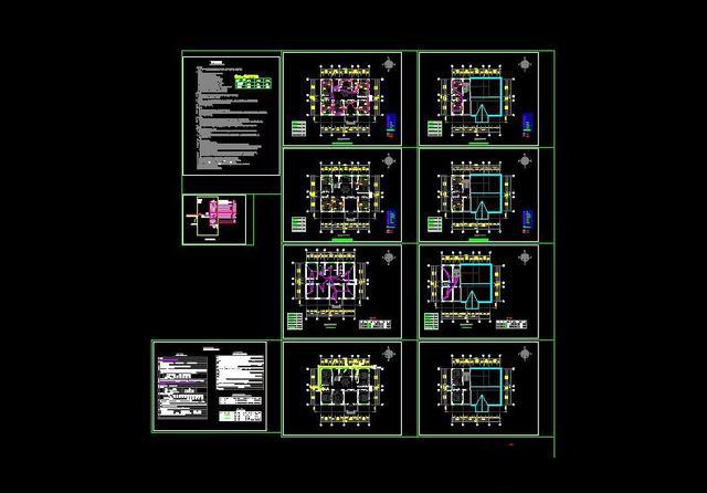 經(jīng)濟(jì)實(shí)用的二層農(nóng)村自建房設(shè)計(jì)圖紙。