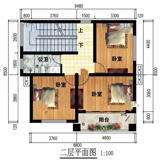 　兩棟寬超過9米的三層別墅