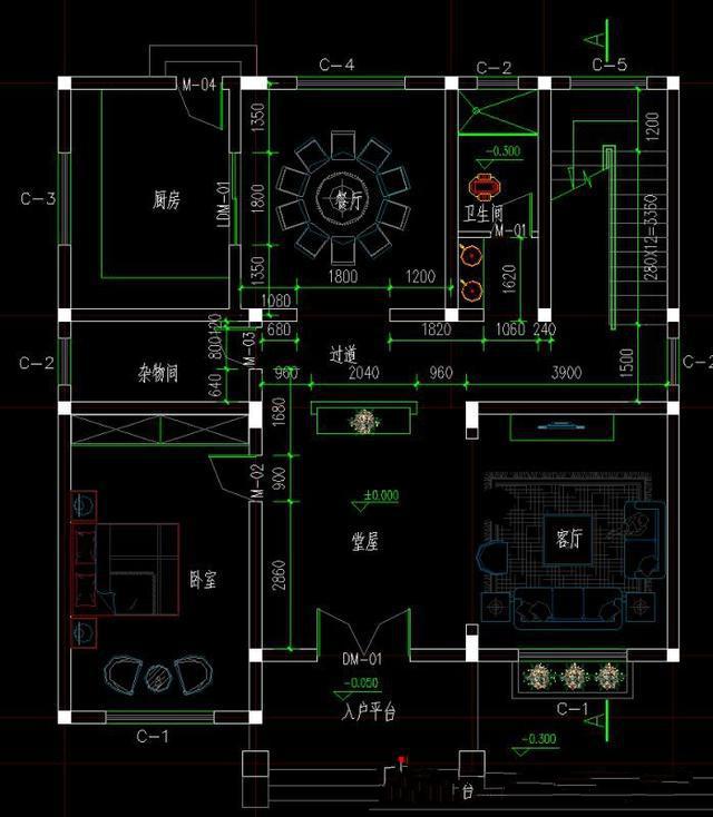 帶陽臺和車庫的兩棟別墅的設(shè)計(jì)圖紙
