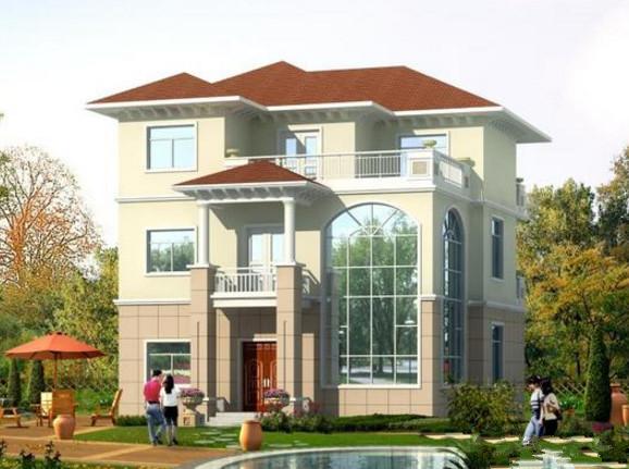 看著村長的新房子，兩層半的復(fù)式結(jié)構(gòu)完美地恢復(fù)了設(shè)計圖紙。