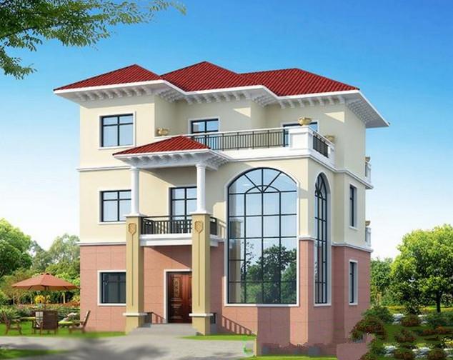 看著村長的新房子，兩層半的復(fù)式結(jié)構(gòu)完美地恢復(fù)了設(shè)計圖紙。