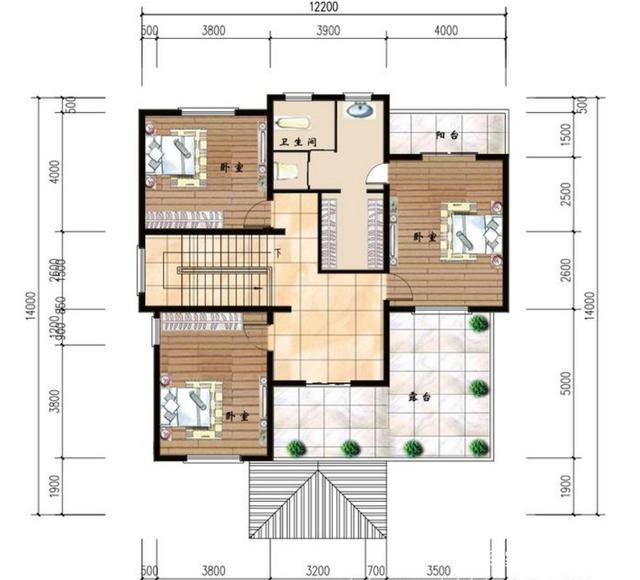 看著村長的新房子，兩層半的復(fù)式結(jié)構(gòu)完美地恢復(fù)了設(shè)計圖紙。