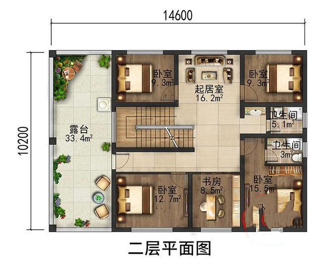 　廣東羅先生在農(nóng)村建房，一家八口，四代同堂。這種布局夠住嗎？