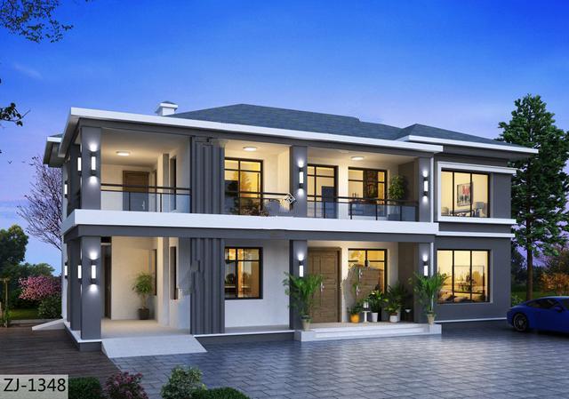 兩層的現(xiàn)代別墅