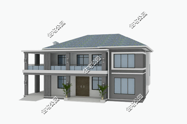 兩層的現(xiàn)代別墅