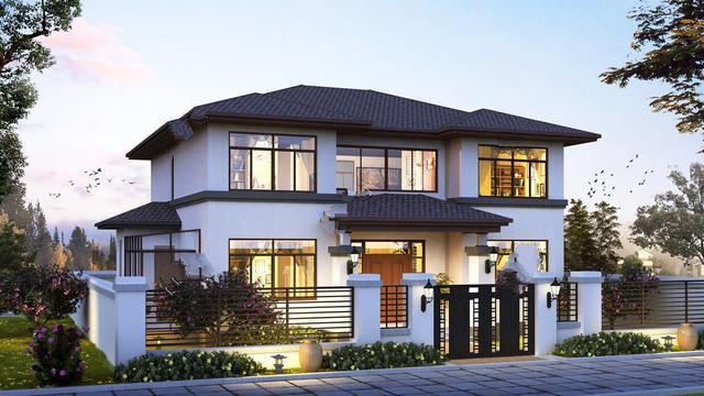 兩層的現(xiàn)代別墅