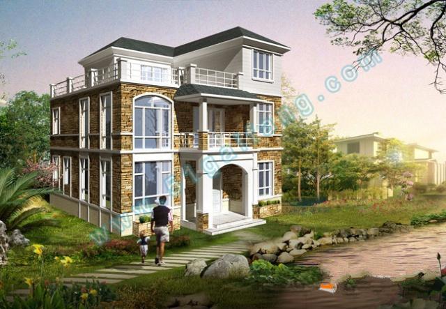 100平方米的鄉(xiāng)村自建設計