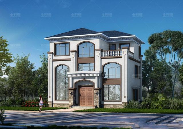 一百平方三層復(fù)式客廳別墅