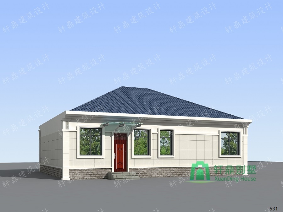 鄉(xiāng)下平頂屋的別墅設(shè)計(jì)圖