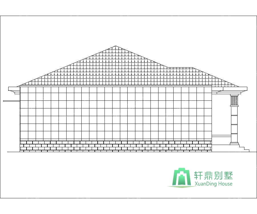 鄉(xiāng)下平頂屋的別墅設(shè)計(jì)圖