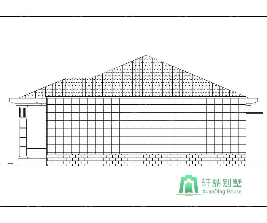 鄉(xiāng)下平頂屋的別墅設(shè)計(jì)圖