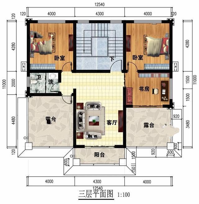 簡歐風(fēng)格的農(nóng)村別墅設(shè)計(jì)