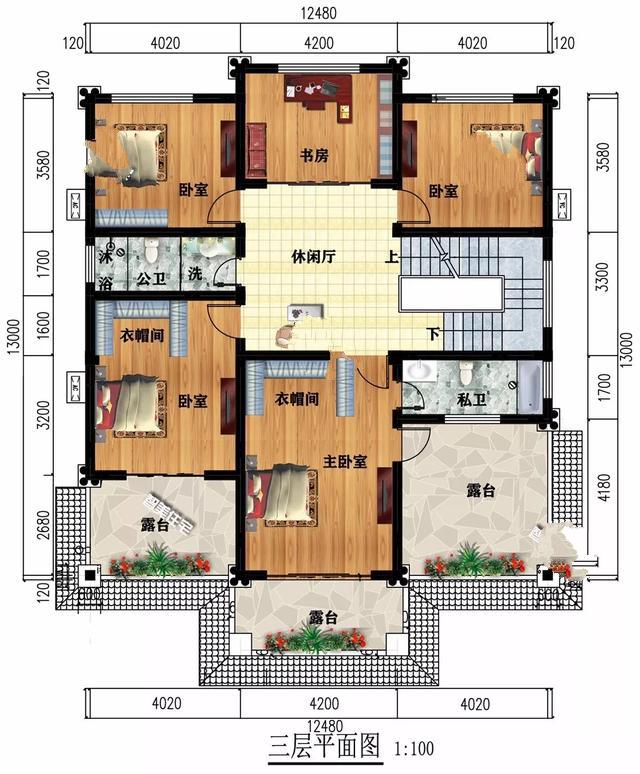 簡歐風(fēng)格的農(nóng)村別墅設(shè)計(jì)