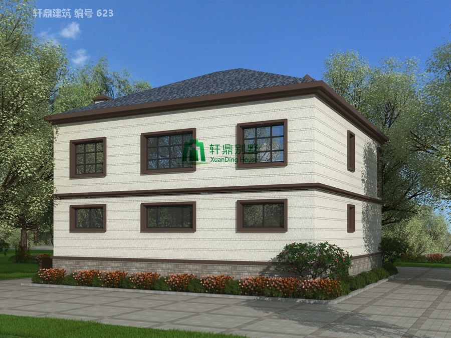 農(nóng)村二樓現(xiàn)代風(fēng)別墅