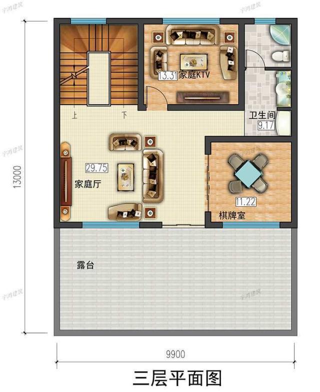 　三套農(nóng)村別墅的最新設(shè)計，完美的布局，這樣的房子百年不落伍