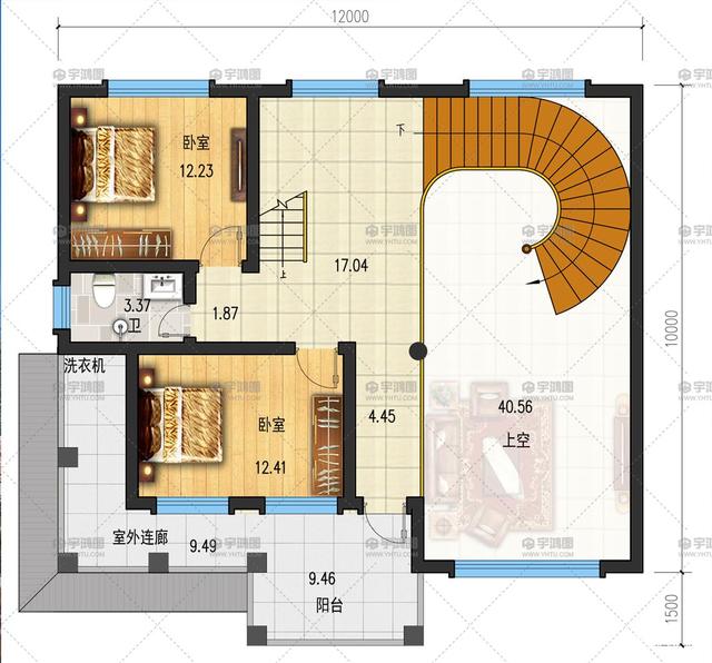 120平帶復式客棧農村別墅